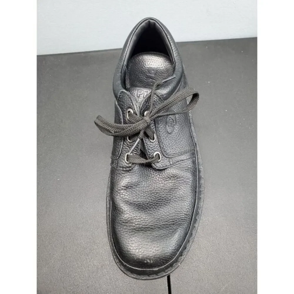 Propét Villager‎ Orthopedic Shoes Mens Size 12 D Black Leather Lace Up M4070